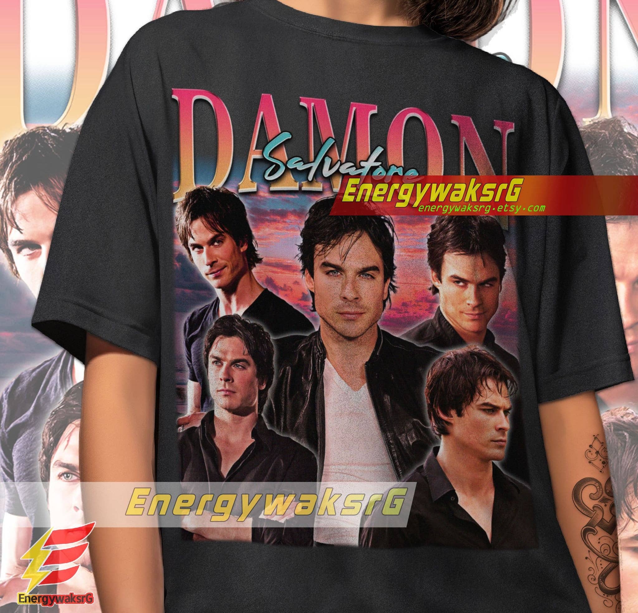 Damon Salvatore Retro Merchandise Sweatshirt