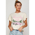 Beverly Hill  Vintage Graphic Crop Top