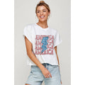 America America America  Vintage Graphic Crop Top