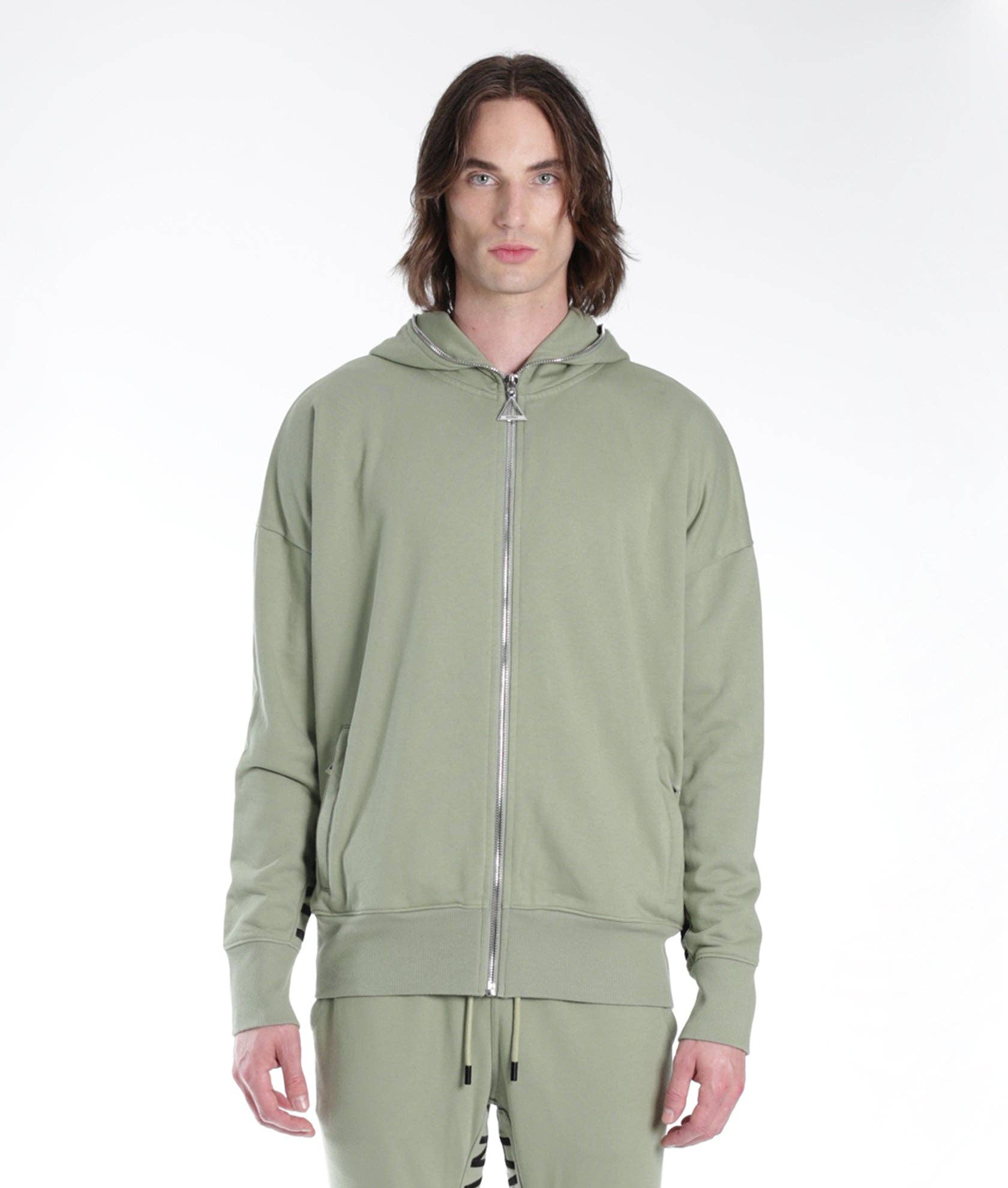 Full Zip Sweatshirt in Aspen
