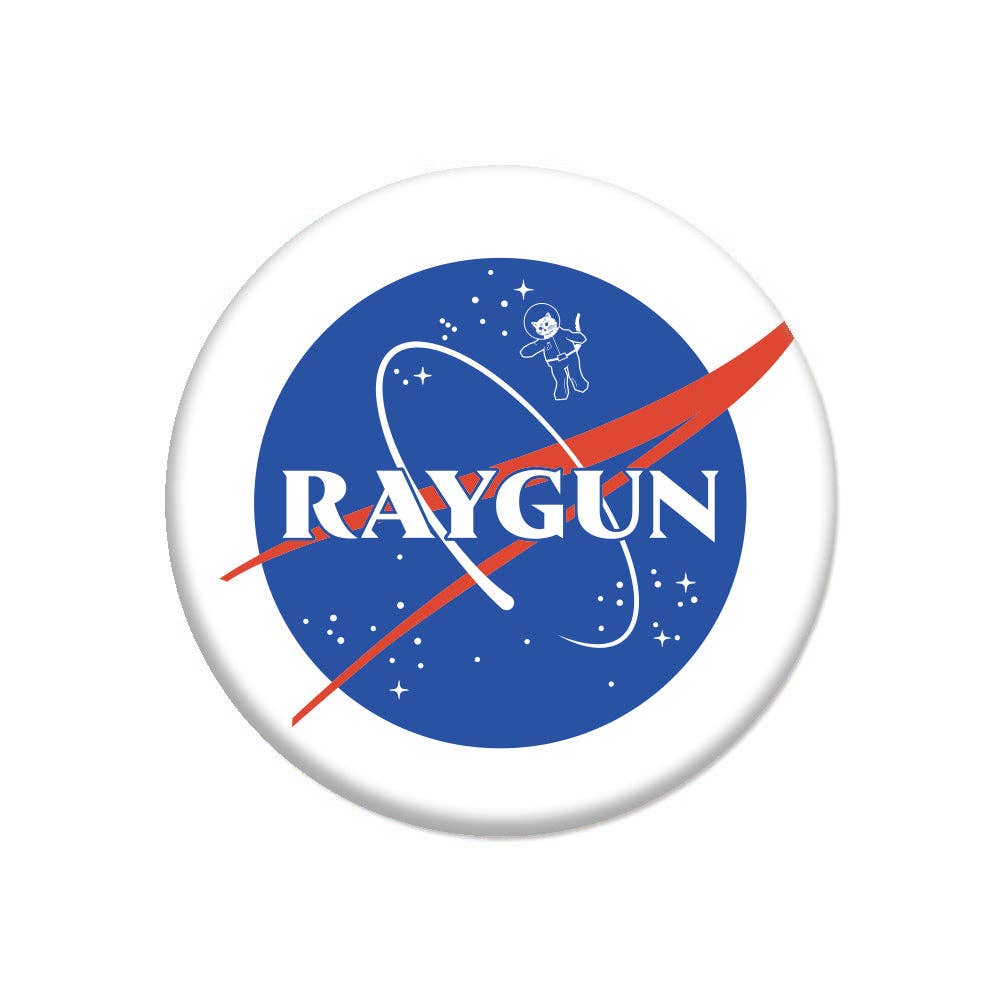 RAYGUN Nasa Logo Button