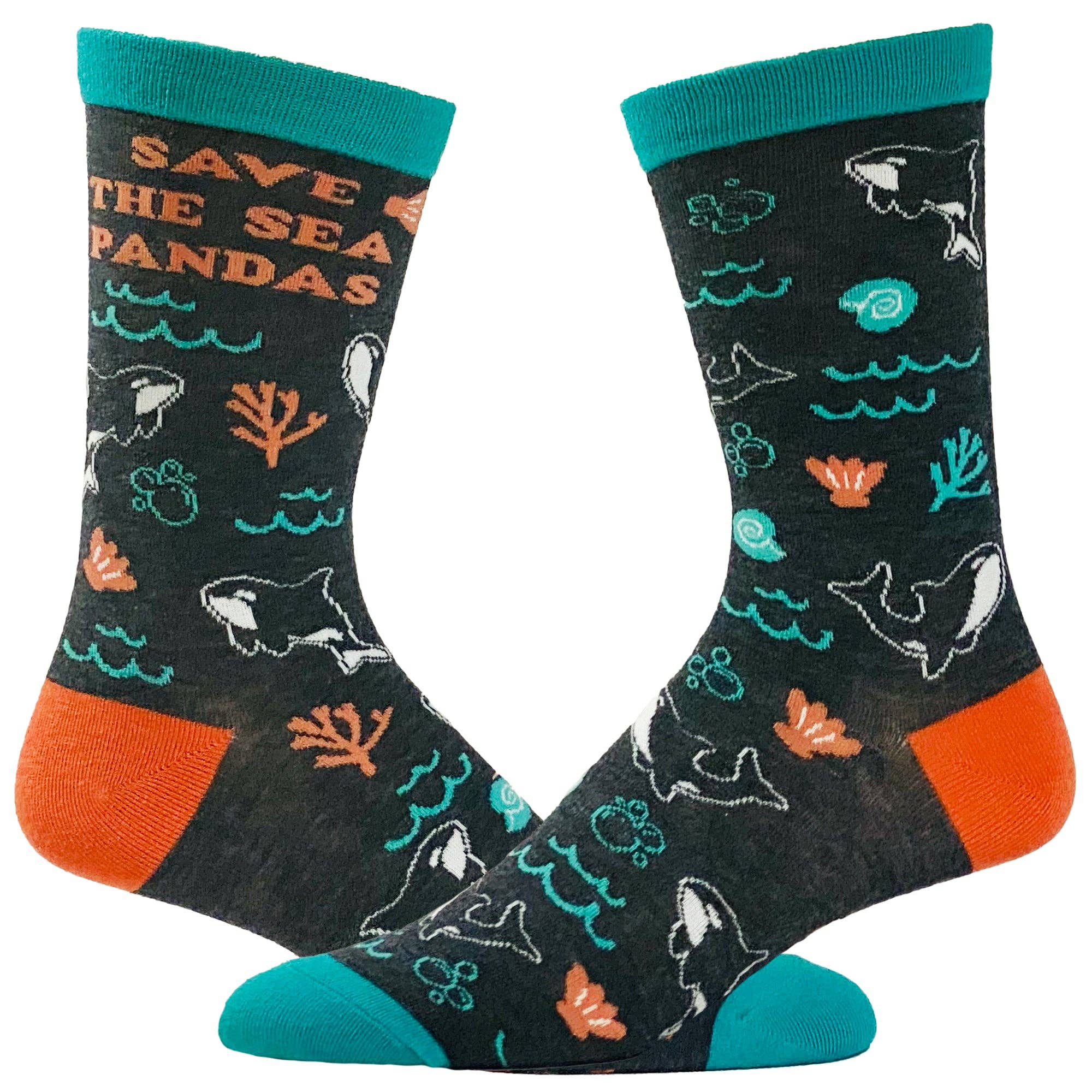 Women's Save the Sea Pandas Socks
