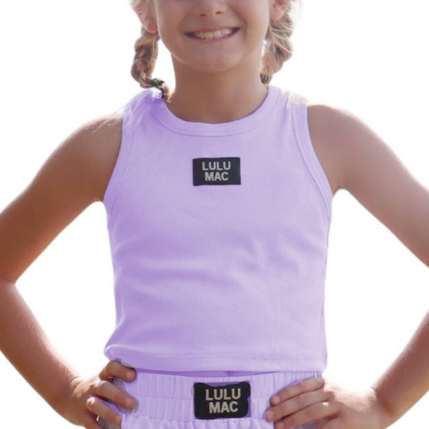 LM-KTK-1000 Lavender Kids Solid Tank