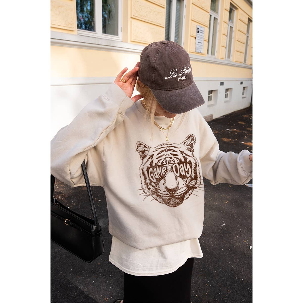Game Day  Vintage  Graphic Sweatshirts