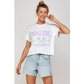 Malibu Graphic Crop Top