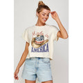 Made in America Vintage Graphic Crop Top