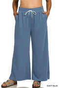 ...0826 Plus Scuba Drawstring Pants w/ Side Pockets SI-26797