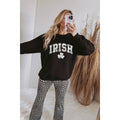 Irish Graphic Crop Top Graphic Sweatshirts
