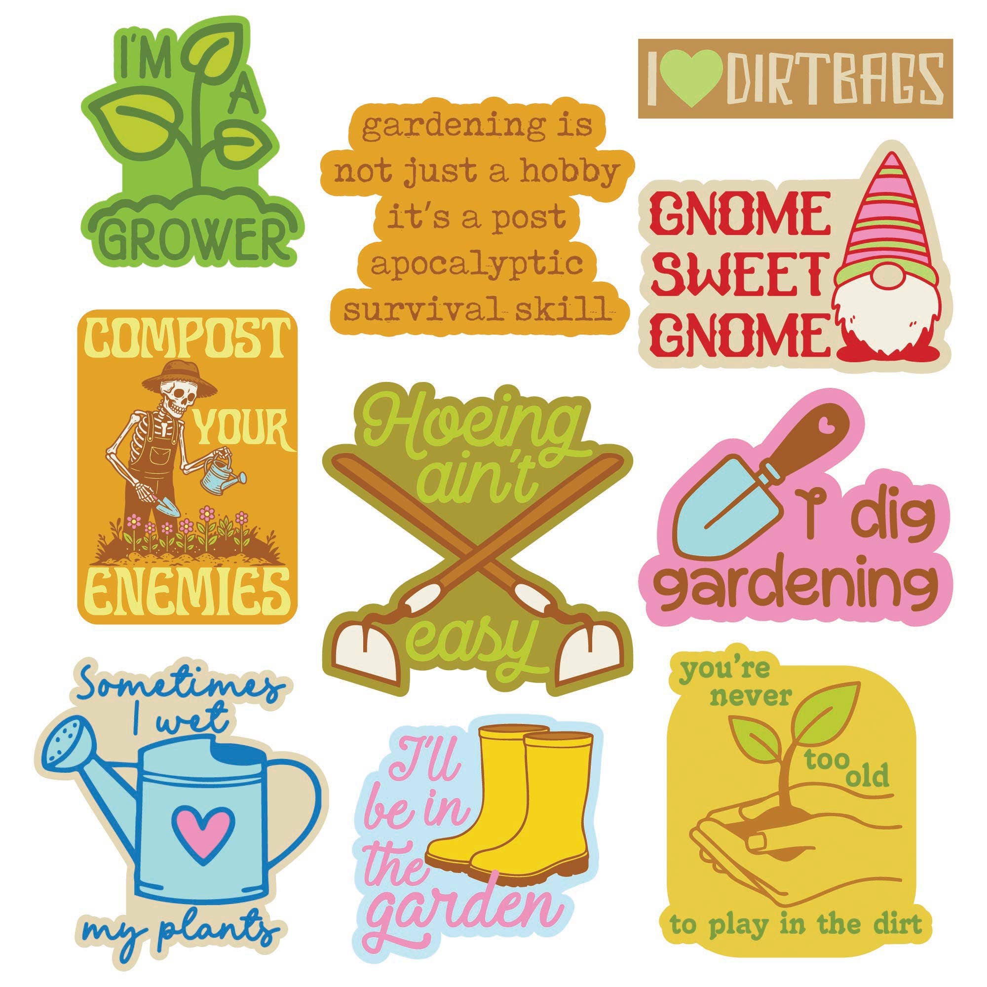 Gardening Stickers