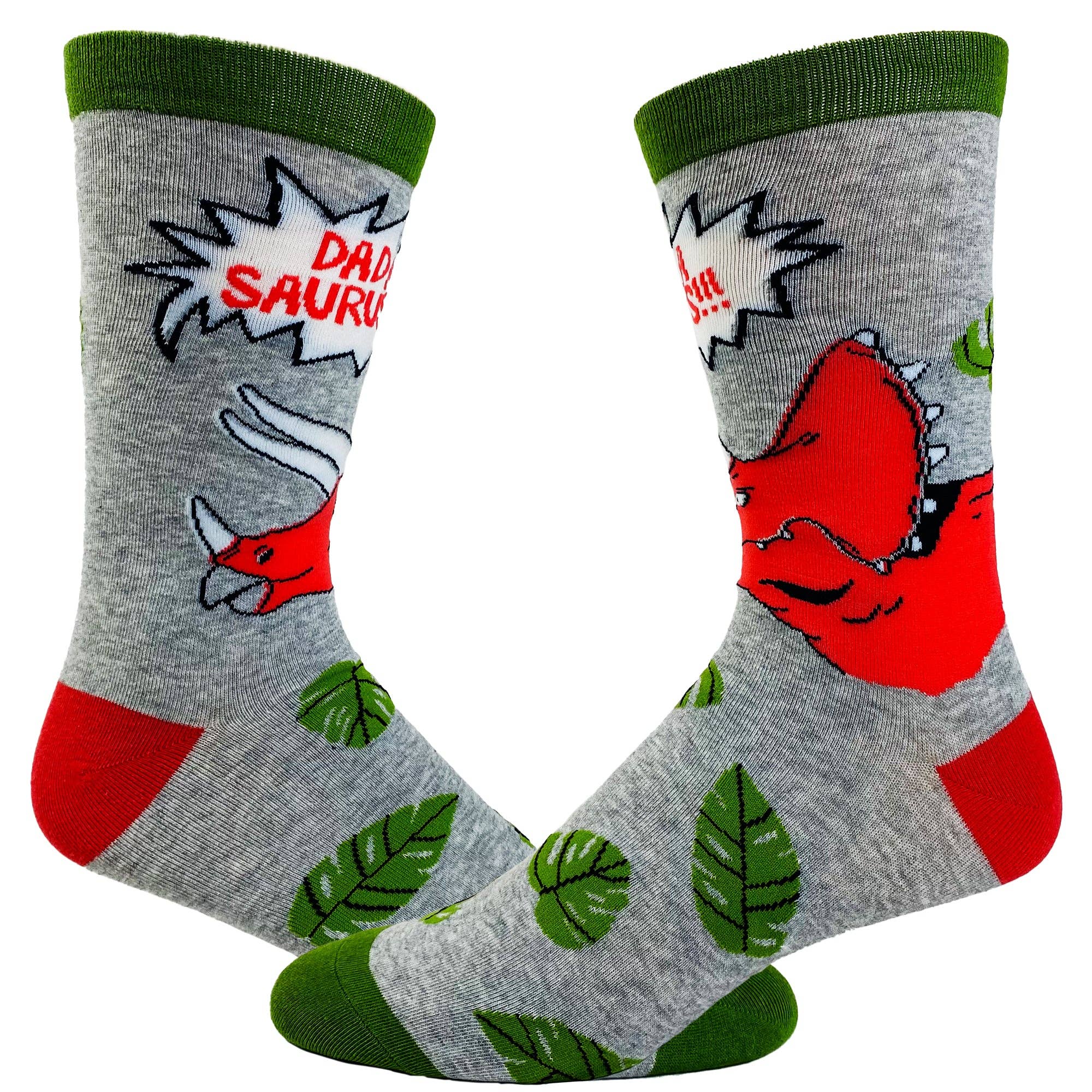 Dadasaurus Triceratops Socks