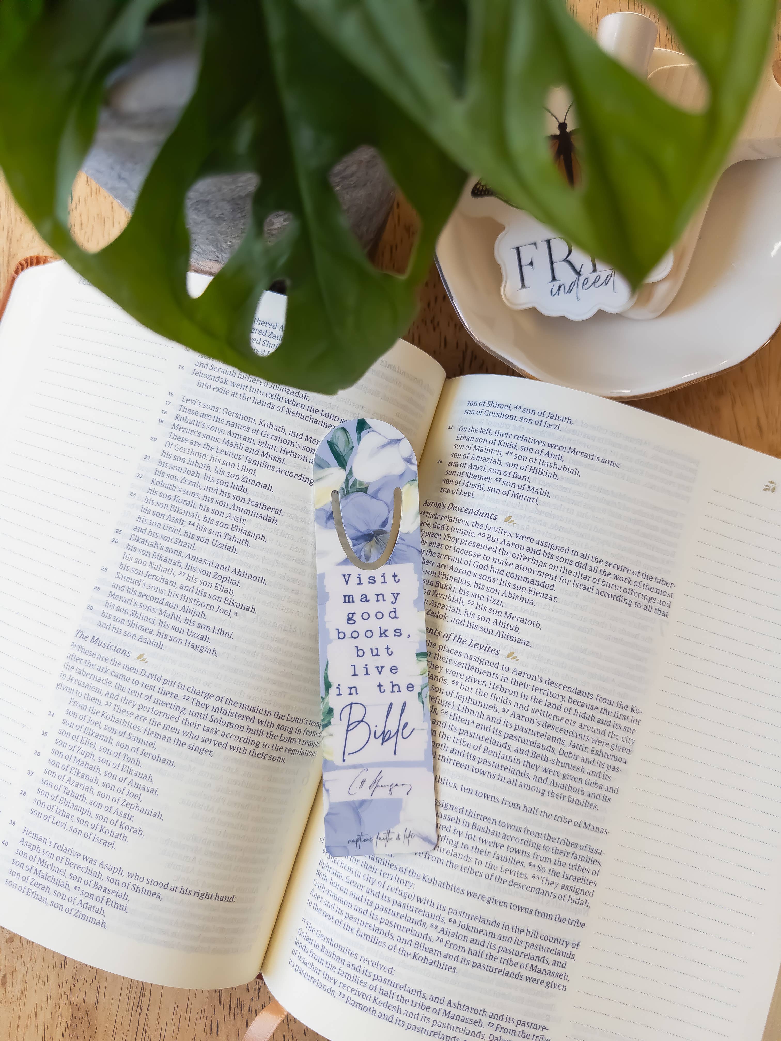 Charles Spurgeon Quote Metal Bible Study Christian Bookmark