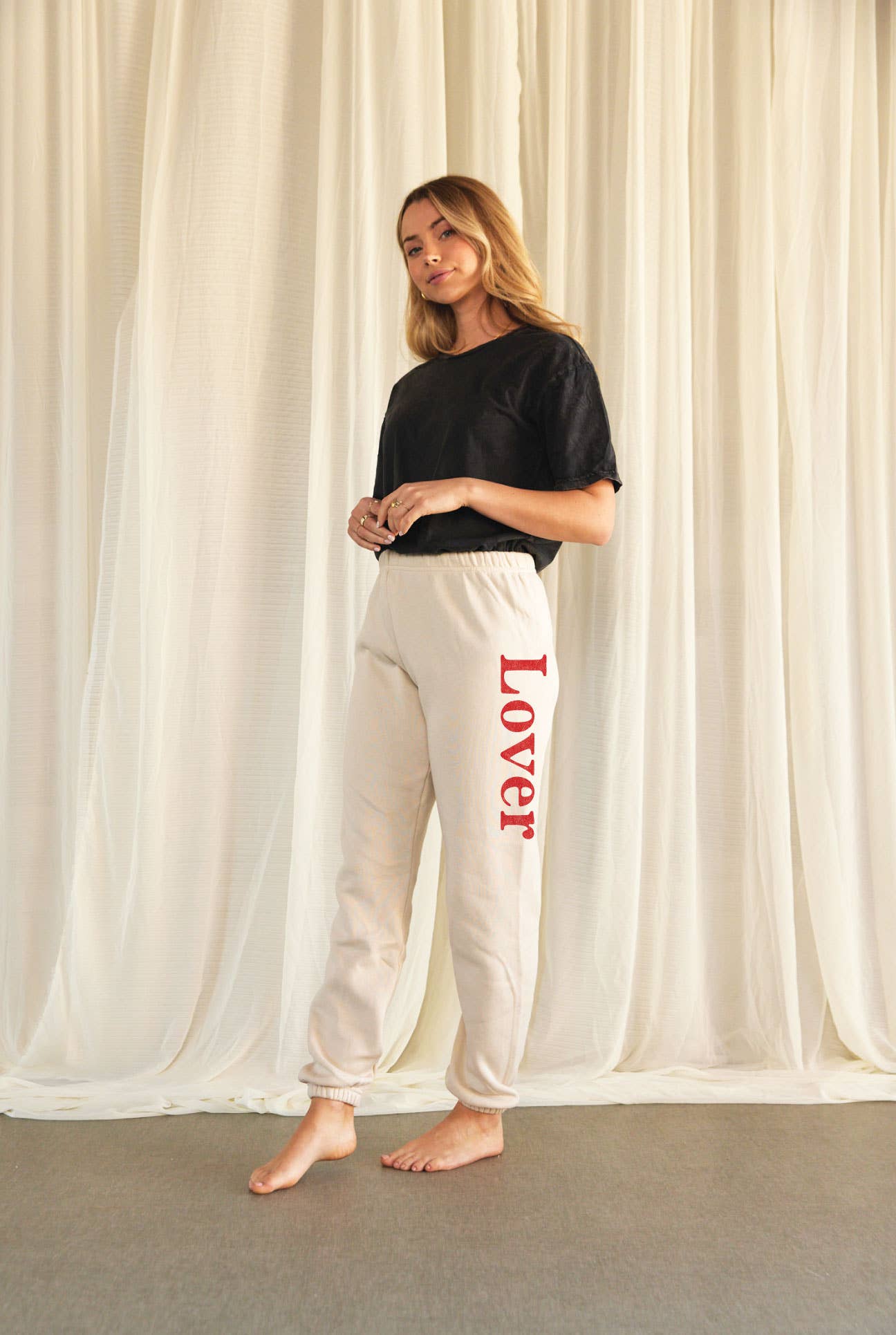 Lover Graphic Sweatpants