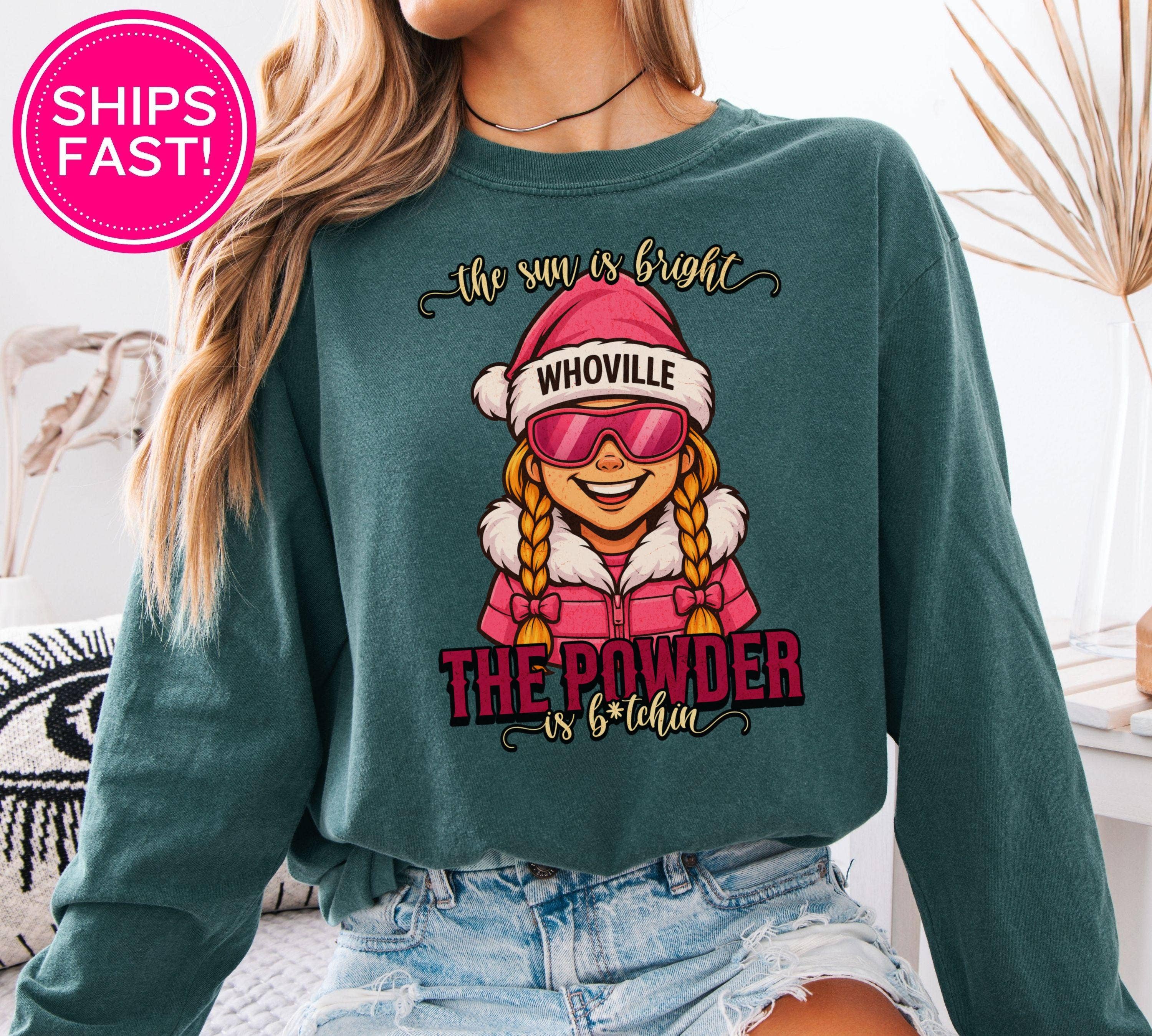 Cindy Lou Who Christmas Women's Ski Sports Tee