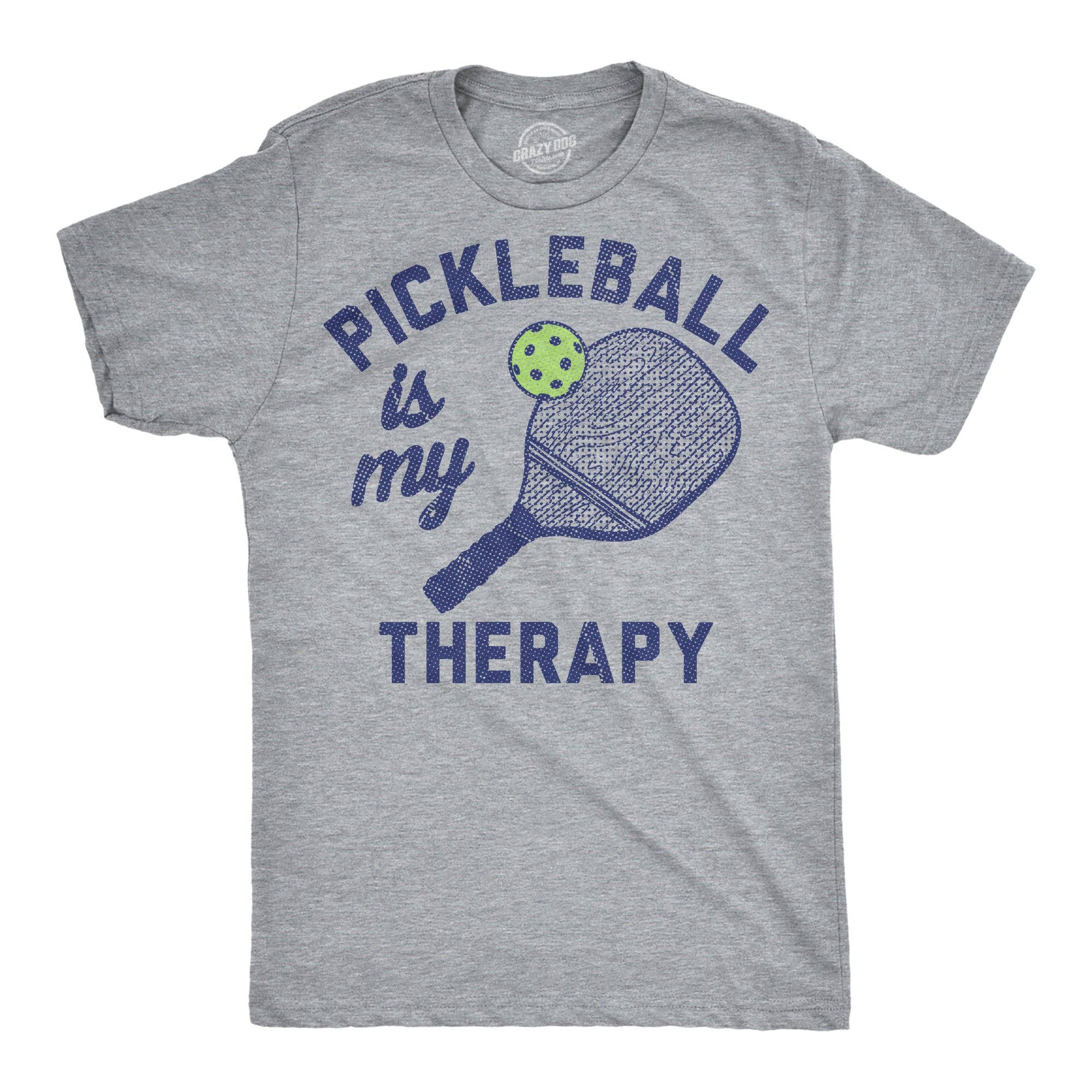 Pickleball Is My Therapy Men's T Shirt