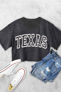 Texas Puff Women's Vintage Graphic Crop Top