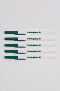 Logo Bic® Eco Ball Pen 5 Pack White/Trendsplant Green
