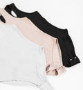 ,.Racerback Cotton Bodysuit w/ Snap Buttons