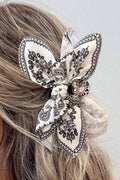 Paisley Floral Print Bow Knot Hair Clip Gifts