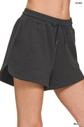 `.SI-27490 Scuba Elastic Waistband Shorts with Pocket