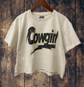 Cowgirl Rocks Vintage Relaxed Crop T-Shirt