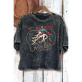 Not My First Rodeo Cowgirls Club - Mineral Wash Cropped Top