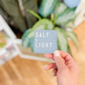 Salt and Light Vinyl Sticker | Christian Stickers | Faith