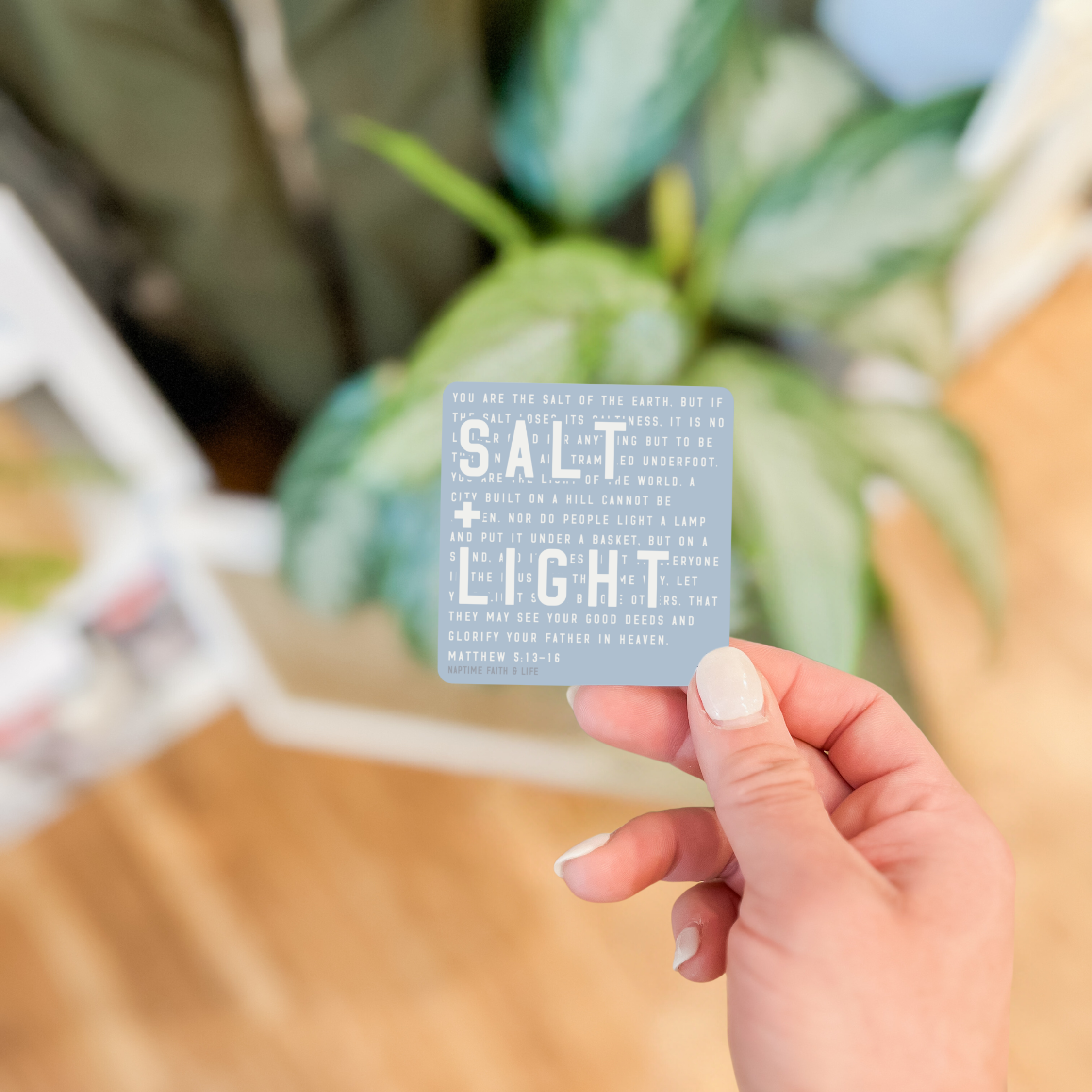 Salt and Light Vinyl Sticker | Christian Stickers | Faith