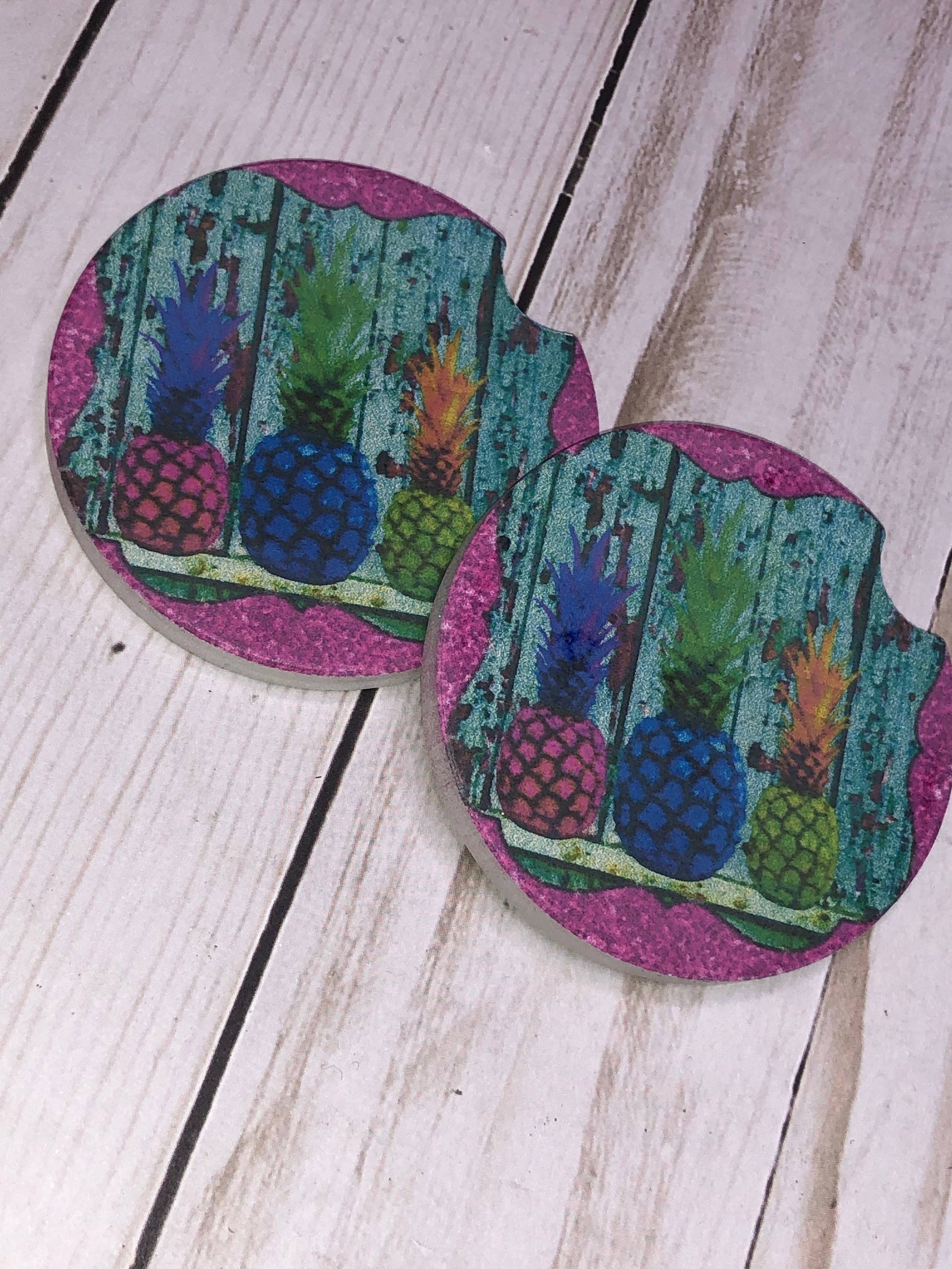 Triple Pineapple Coasters