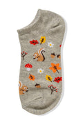 ..._ SI-26413 Cute Autumn Themed Art Work Ankle Socks