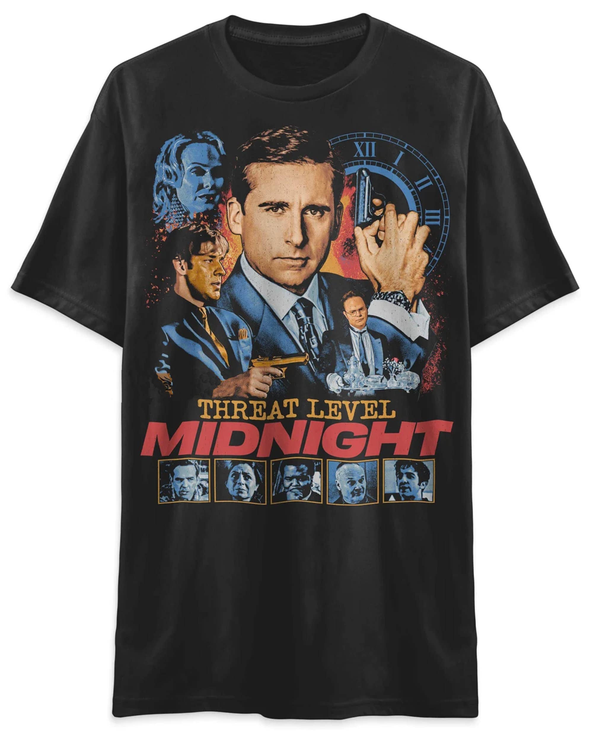 Threat Level Midnight Retro Vintage Unisex Tee