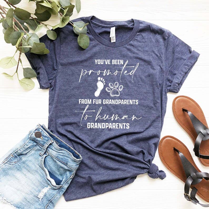 You've Been Promoted To Human Grandparents T-Shrit