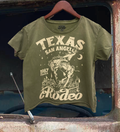 San Angelo Rodeo Finals Regular Cropped Acid Wash T-Shirt
