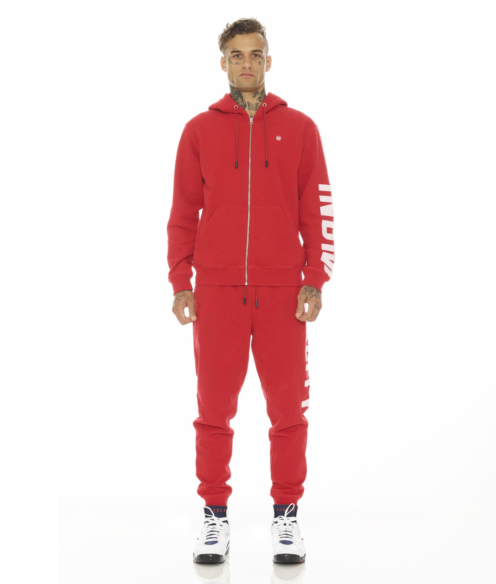 Zip Hoody W/Matching Sweat Pant (Sold As Set)