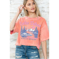 Lake Tahoe Mineral Wash Crop Top