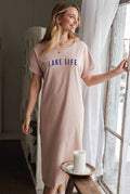 Lake Life Mineral Graphic Dress