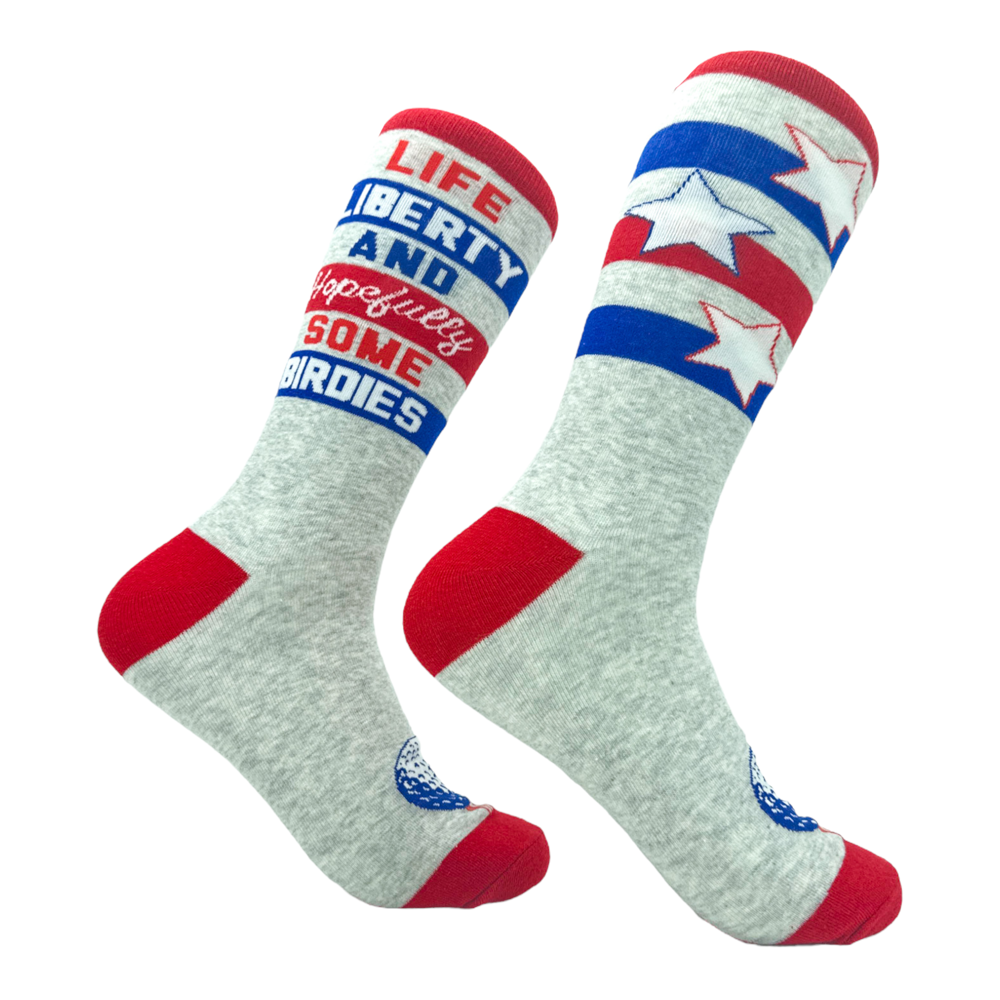 Men's Life Liberty and Hopefully Some Birdies Socks