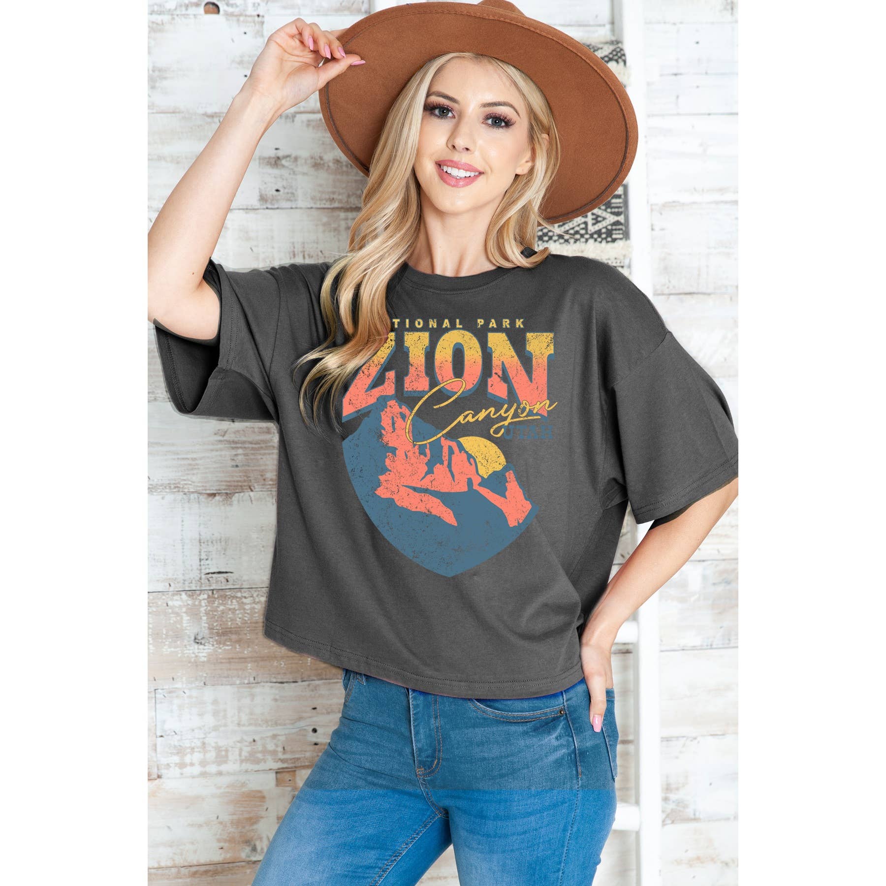 Zion Utah - Cropped Top