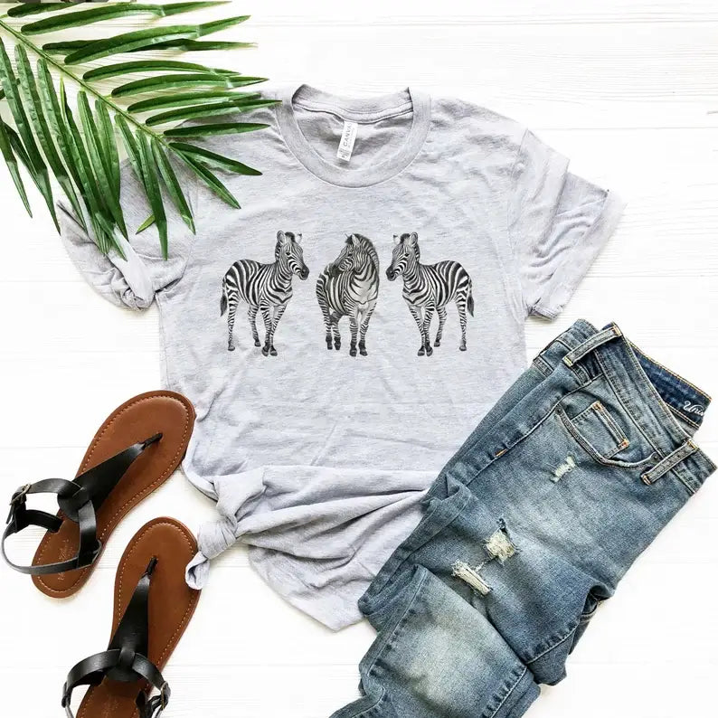 Zebra Graphic T-Shirt