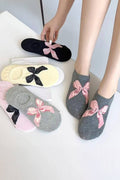 Grip Socks Bow Knot Soft No Show Socks Gifts