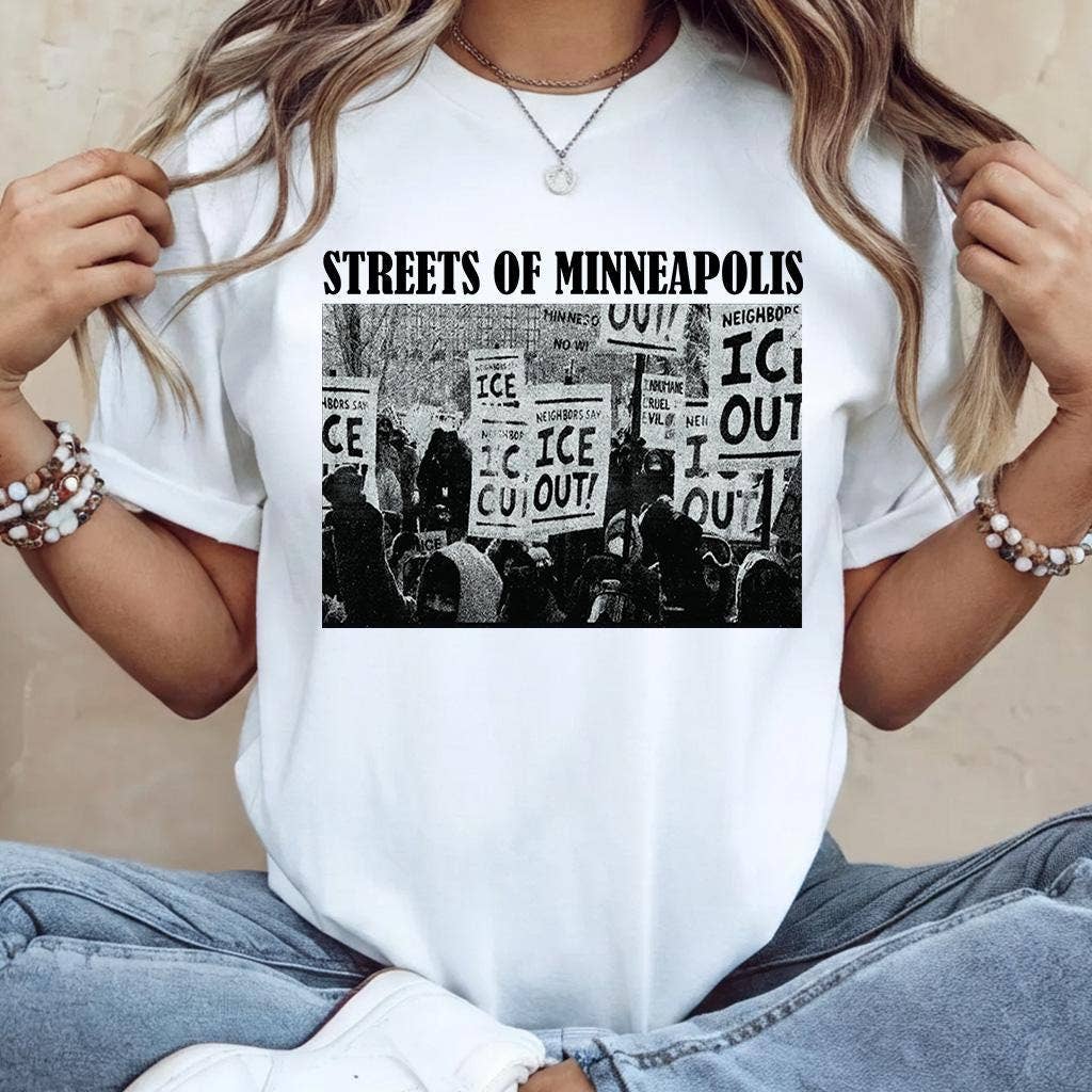 Minneapolis Streets Springsteen Ice Abolish Tee