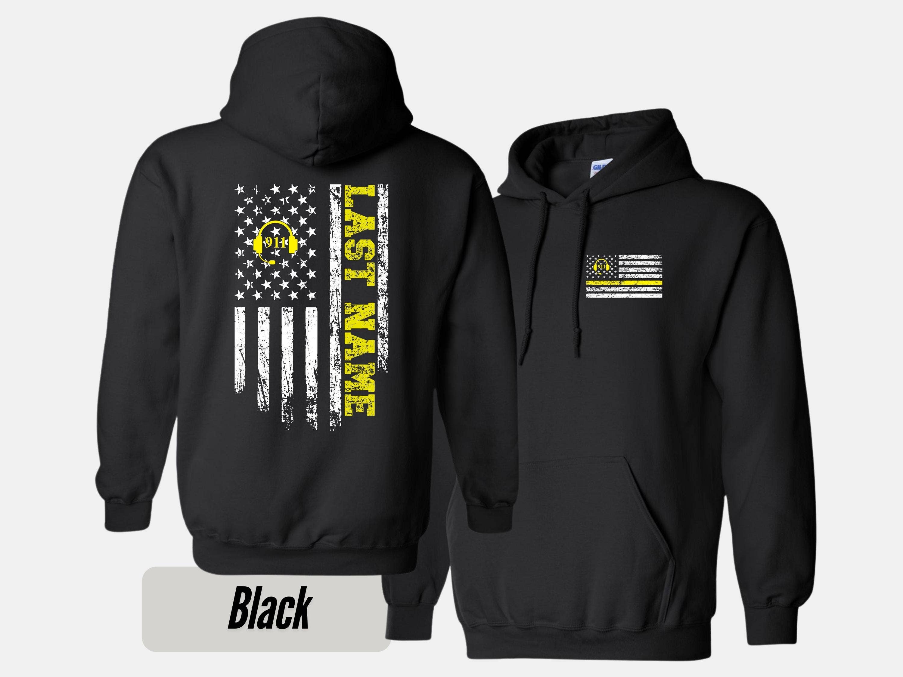 Thin Gold Line 911 Dispatcher First Responder Operator Shirt