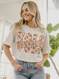 Tennessee Vols Twisted Check Off White Cropped Tee