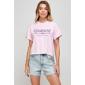 Champagne Social Club  Vintage Graphic Crop Top