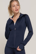 .SI-2538 Fitted Thumbhole Track Jacket