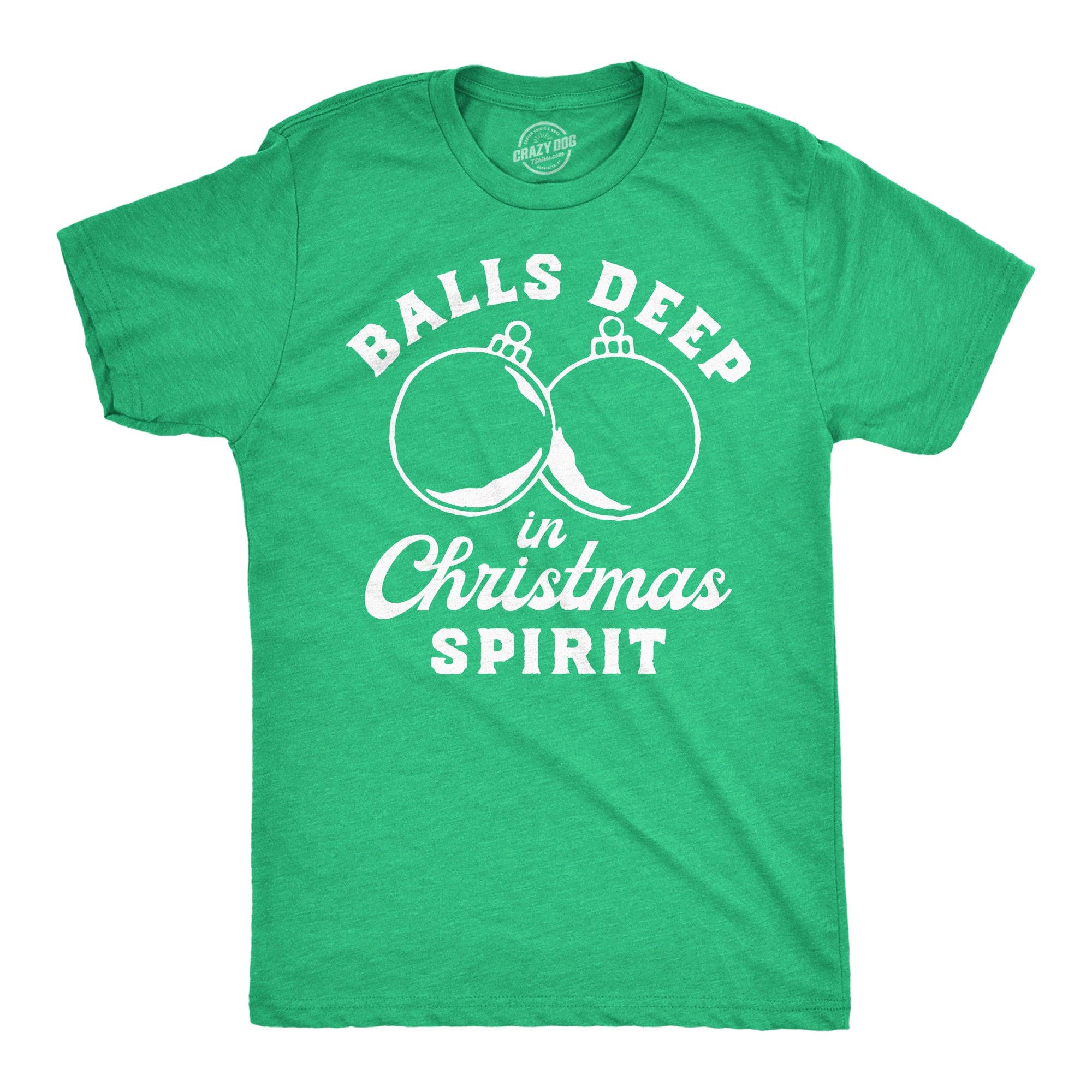 Balls Deep in Christmas Spirit Men's T Shirt