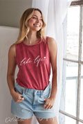 Lake Life Mineral Graphic Tank Top