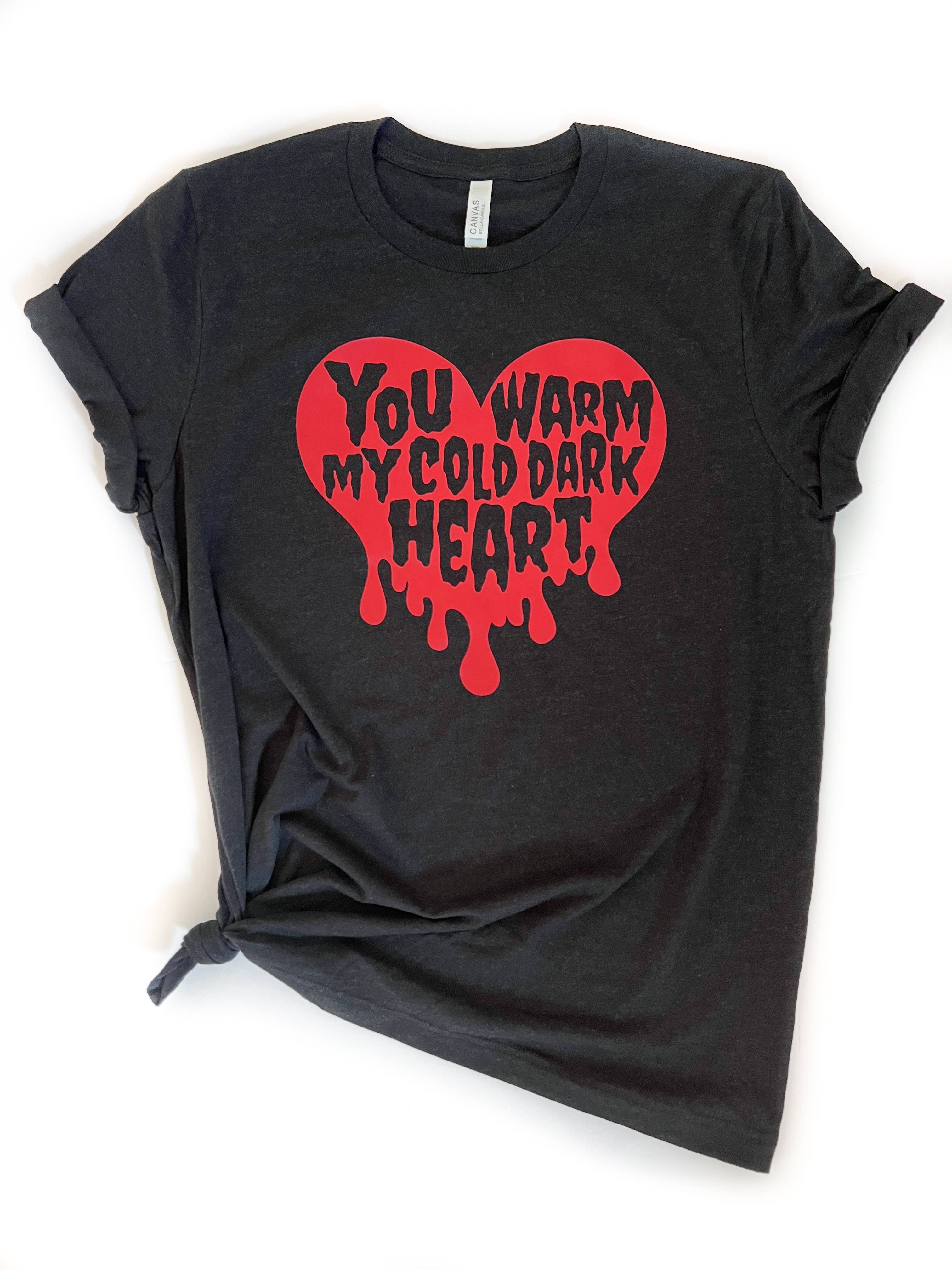 You Warm My Cold Dead Heart Valentine's Day Tie-Dye Tee