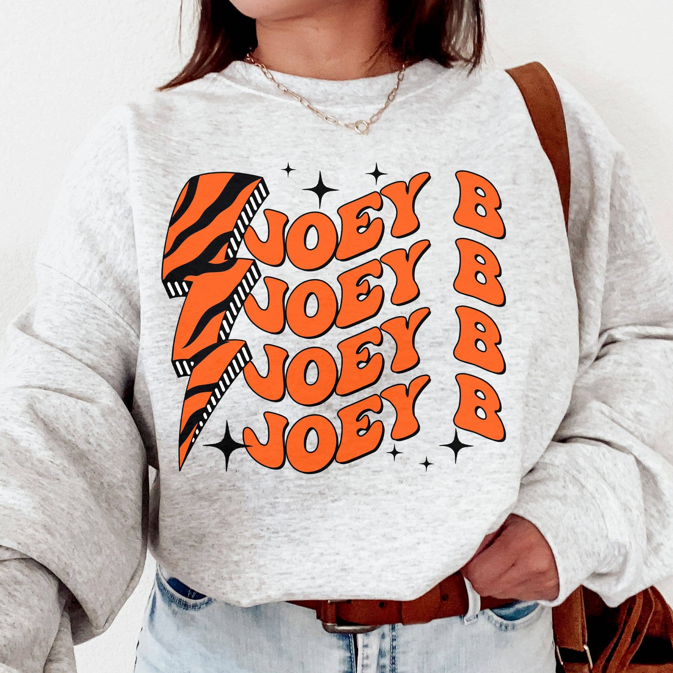 Joey B Cincinnati Football Crewneck Sweatshirt Hoodie