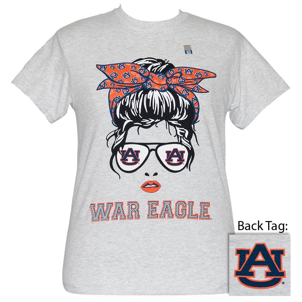 Messy Bun Auburn  - Sports Grey SS-091