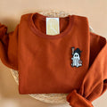 Halloween Ghost Sweatshirt, Spooky Season Sweatshirt